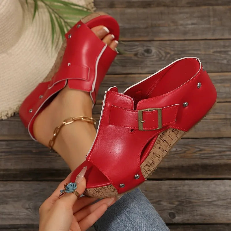 Sandalias Olivia de Plataforma Elegante
