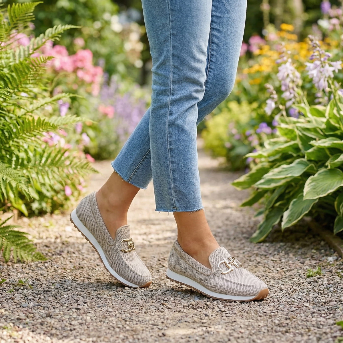 LILI - Zapatillas Ortopédicas Tipo Mocasín, Cómodas y Elegantes
