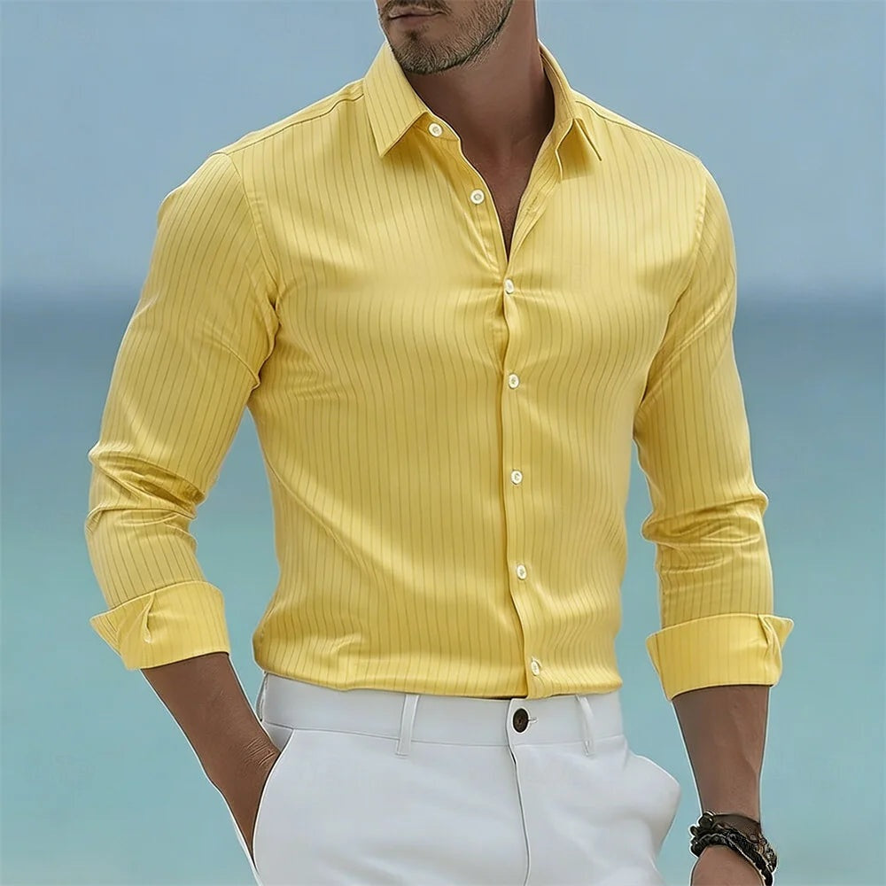 Harrison – Camisa de vestir de corte entallado