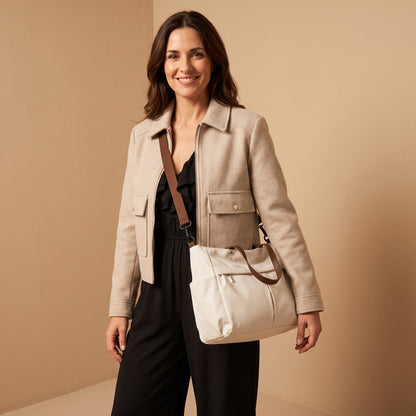 Bolso Tote Chelsea con Múltiples Bolsillos y Gran Capacidad