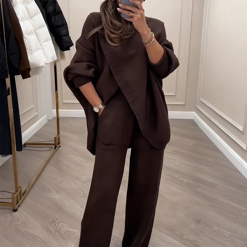 Conjunto de Punto de Lujo con Diseño Asimétrico