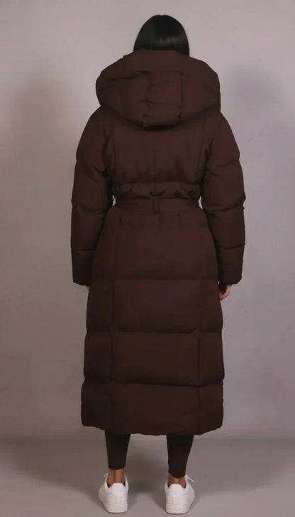 Jésica™ | Elegante abrigo largo de plumón de lujo