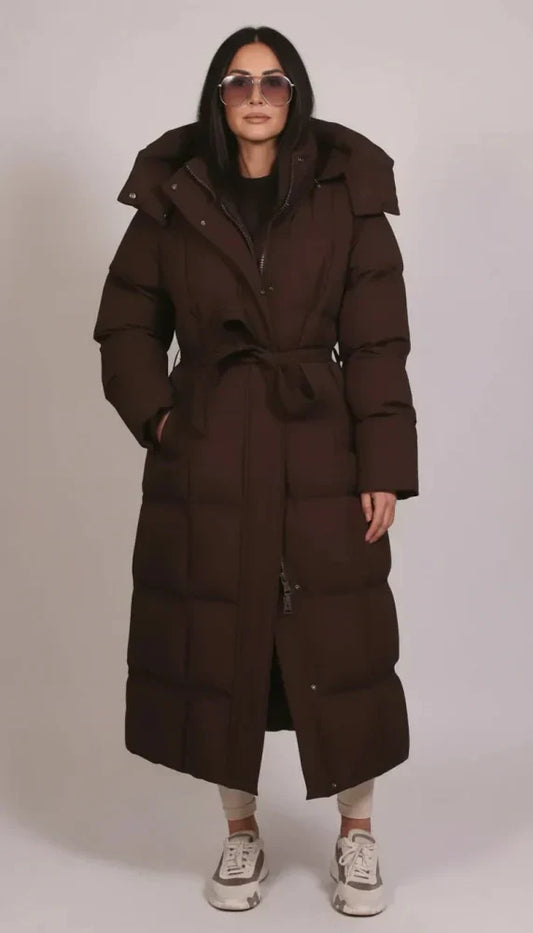 Jésica™ | Elegante abrigo largo de plumón de lujo