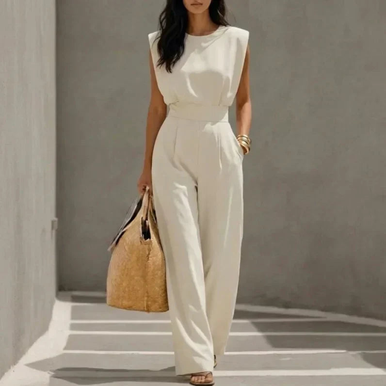 Ariadna - Mono Elegante con Cintura Definida