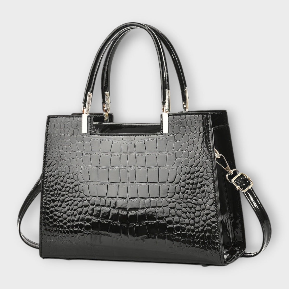 Bolso Katvelle Croco de Estilo Elegante y Sofisticado