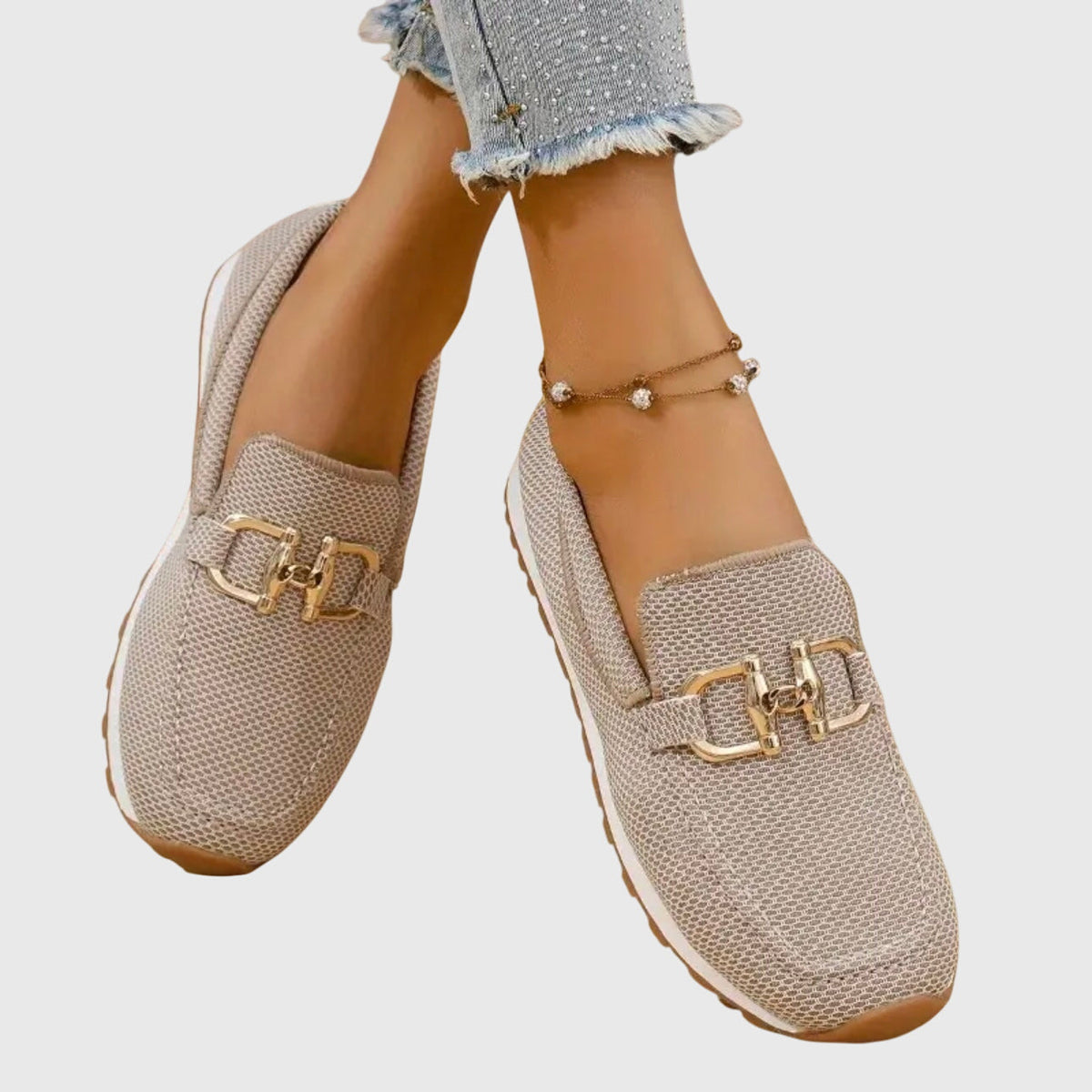 LILI - Zapatillas Ortopédicas Tipo Mocasín, Cómodas y Elegantes