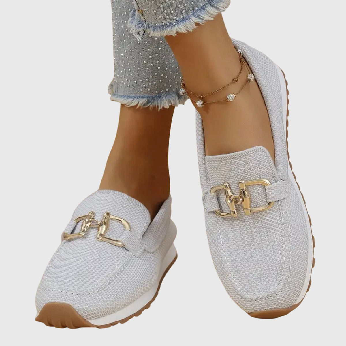 LILI - Zapatillas Ortopédicas Tipo Mocasín, Cómodas y Elegantes