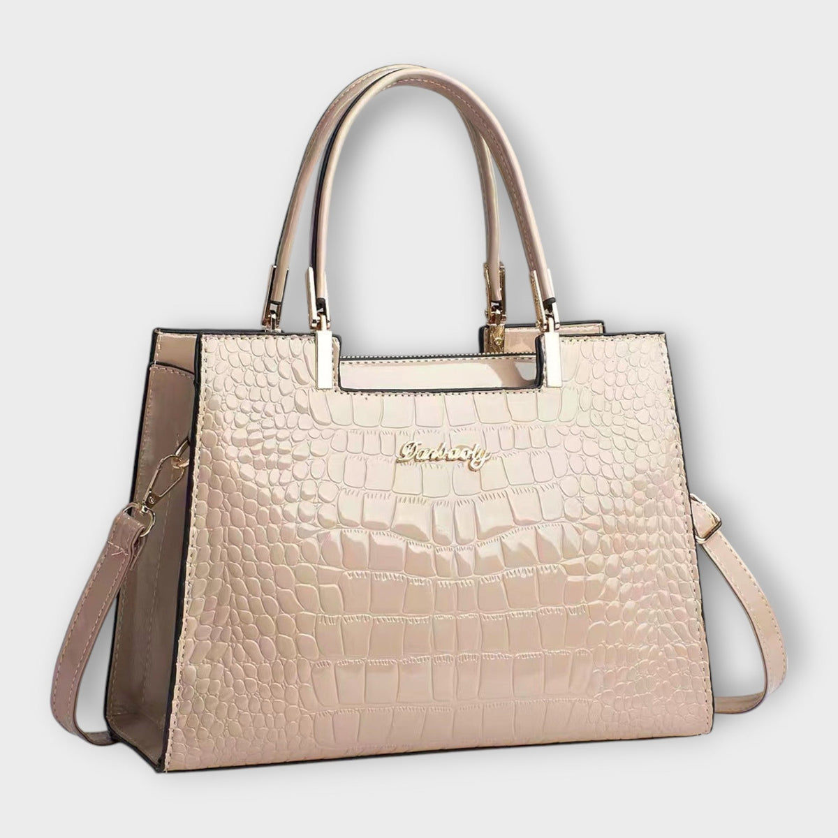 Bolso Katvelle Croco de Estilo Elegante y Sofisticado