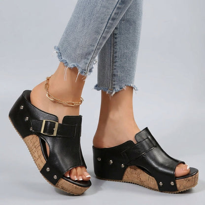 Sandalias Olivia de Plataforma Elegante