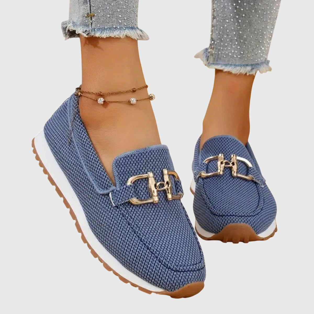 LILI - Zapatillas Ortopédicas Tipo Mocasín, Cómodas y Elegantes
