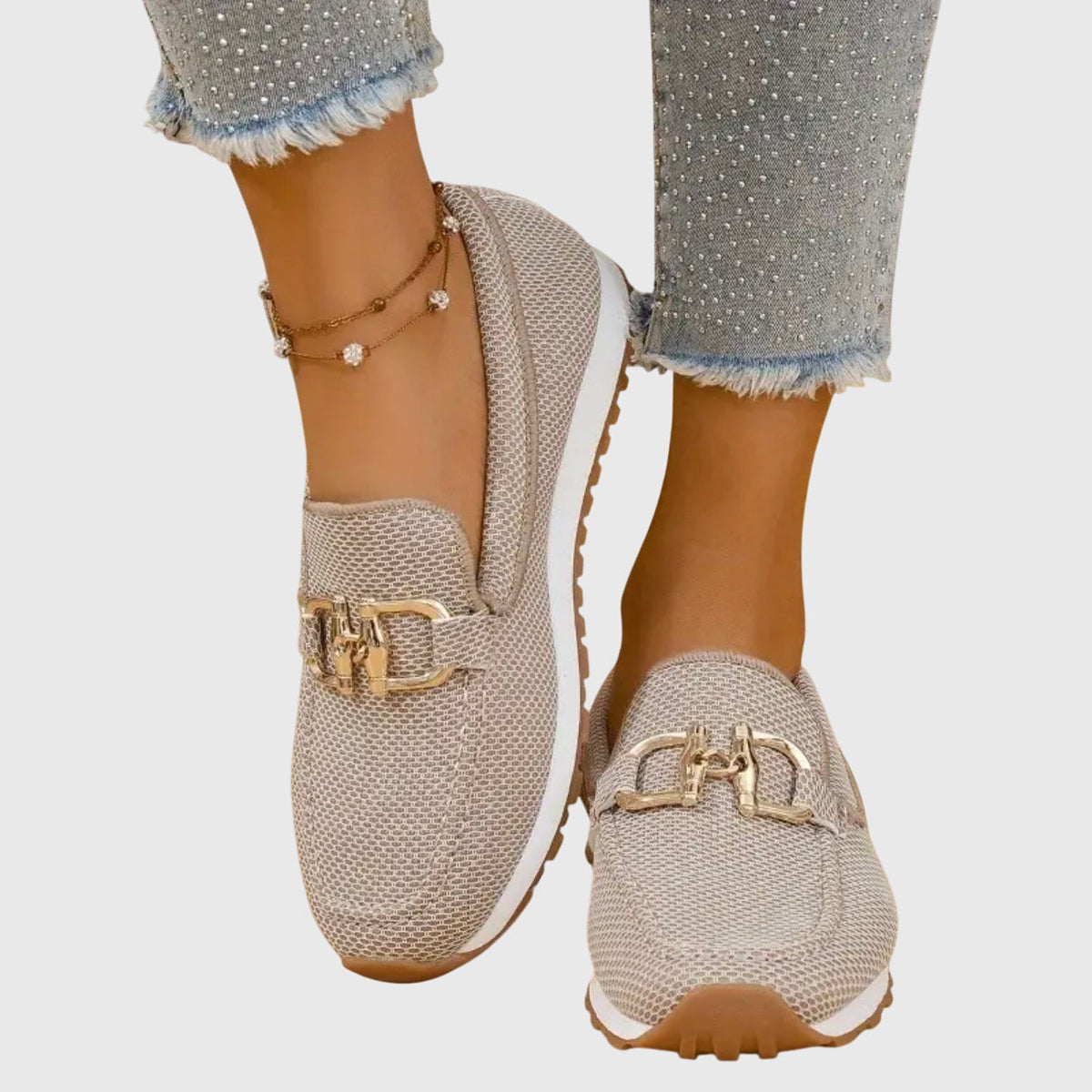 LILI - Zapatillas Ortopédicas Tipo Mocasín, Cómodas y Elegantes