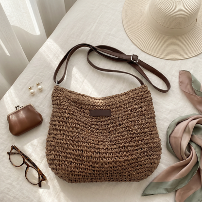 SIMONA - Elegante Bolso Trenzado de Estilo Sofisticado
