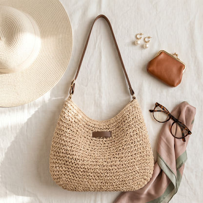 SIMONA - Elegante Bolso Trenzado de Estilo Sofisticado