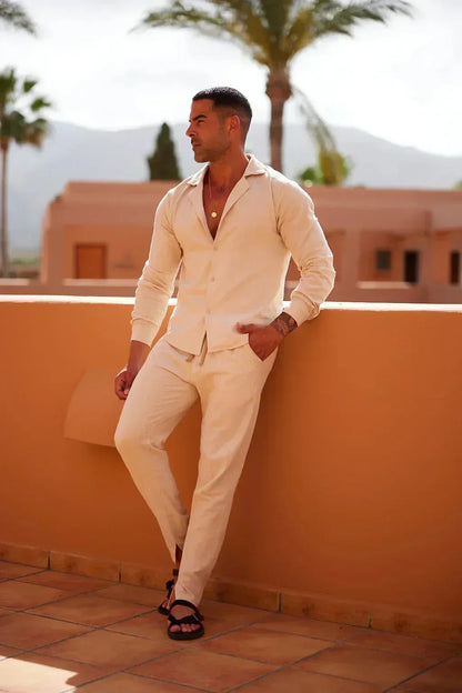 Joel™ | Conjunto Premium de Lino para un Estilo Fresco y Sofisticado