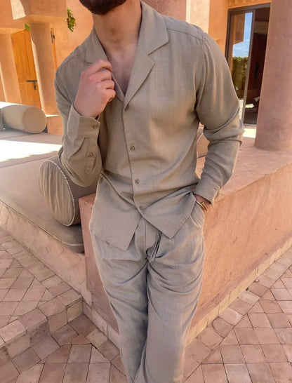 Joel™ | Conjunto Premium de Lino para un Estilo Fresco y Sofisticado