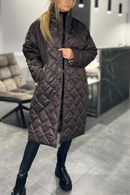 Olivia Sur™ | Elegante Abrigo con Estampado de Leopardo