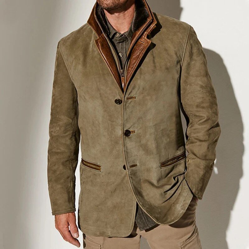 Roberto™ | Chaqueta Vintage de Piel Sintética con Estilo Atemporal