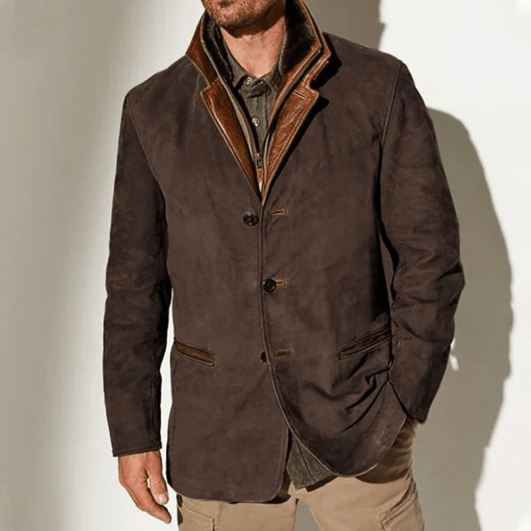 Roberto™ | Chaqueta Vintage de Piel Sintética con Estilo Atemporal