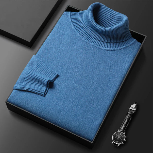 Último día: ¡50 % en toda la gama!⏰ Jersey de cachemira premium para hombre, liso: tejido suave y agradable con un corte moderno, ideal para el trabajo y el tiempo libre.