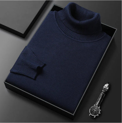 Último día: ¡50 % en toda la gama!⏰ Jersey de cachemira premium para hombre, liso: tejido suave y agradable con un corte moderno, ideal para el trabajo y el tiempo libre.