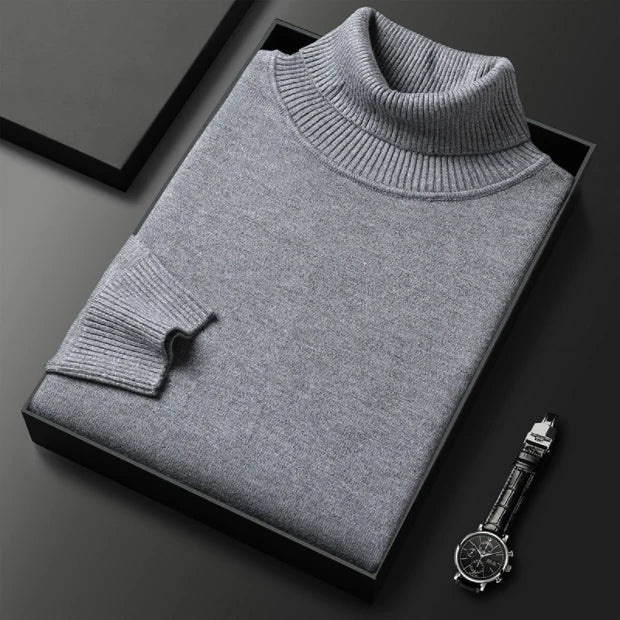 Último día: ¡50 % en toda la gama!⏰ Jersey de cachemira premium para hombre, liso: tejido suave y agradable con un corte moderno, ideal para el trabajo y el tiempo libre.