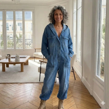 Mono de manga larga con capucha