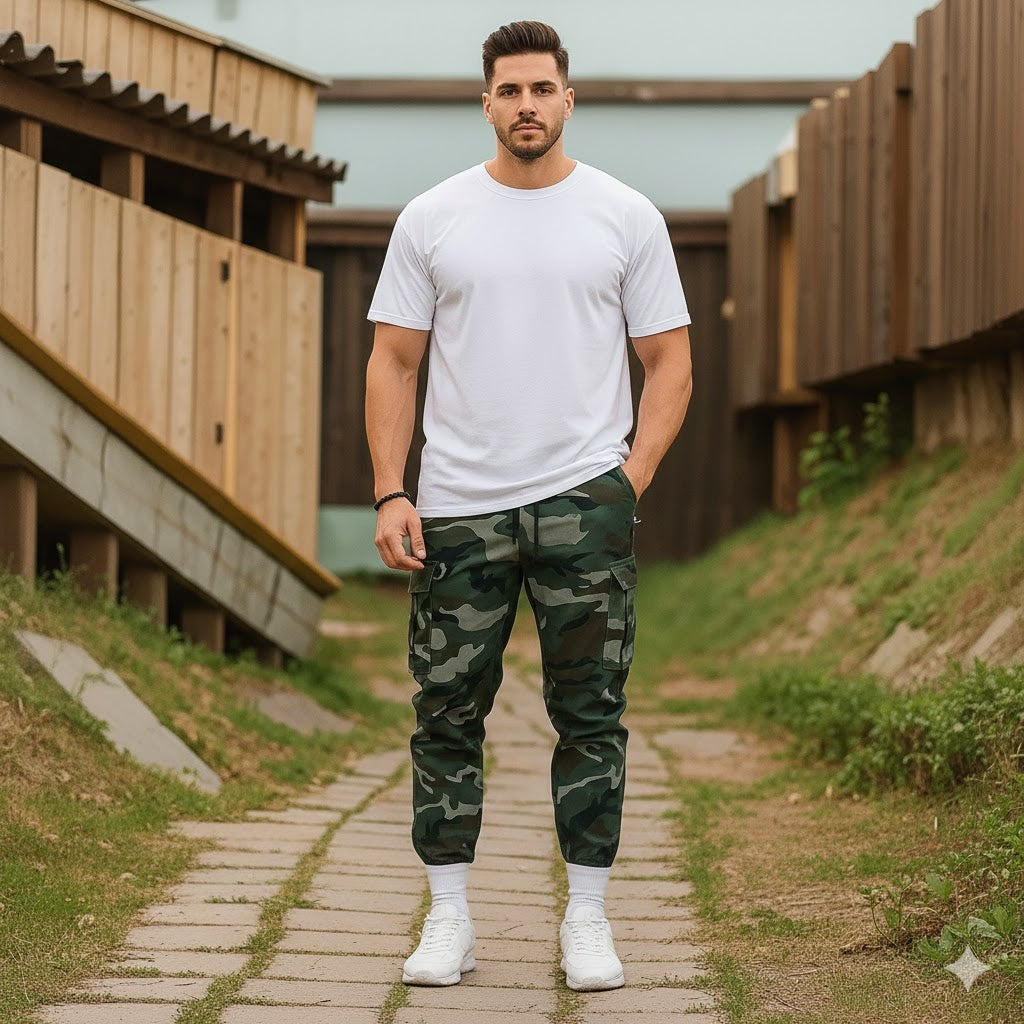 Pantalones de camuflaje de alta calidad para hombre