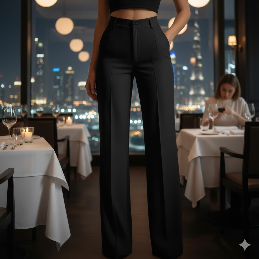 Solo quedan 3 días: ¡50 % de descuento en todo! ⏰Pantalones de traje de mujer con cintura alta