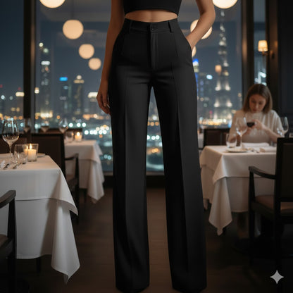 Solo quedan 3 días: ¡50 % de descuento en todo! ⏰Pantalones de traje de mujer con cintura alta