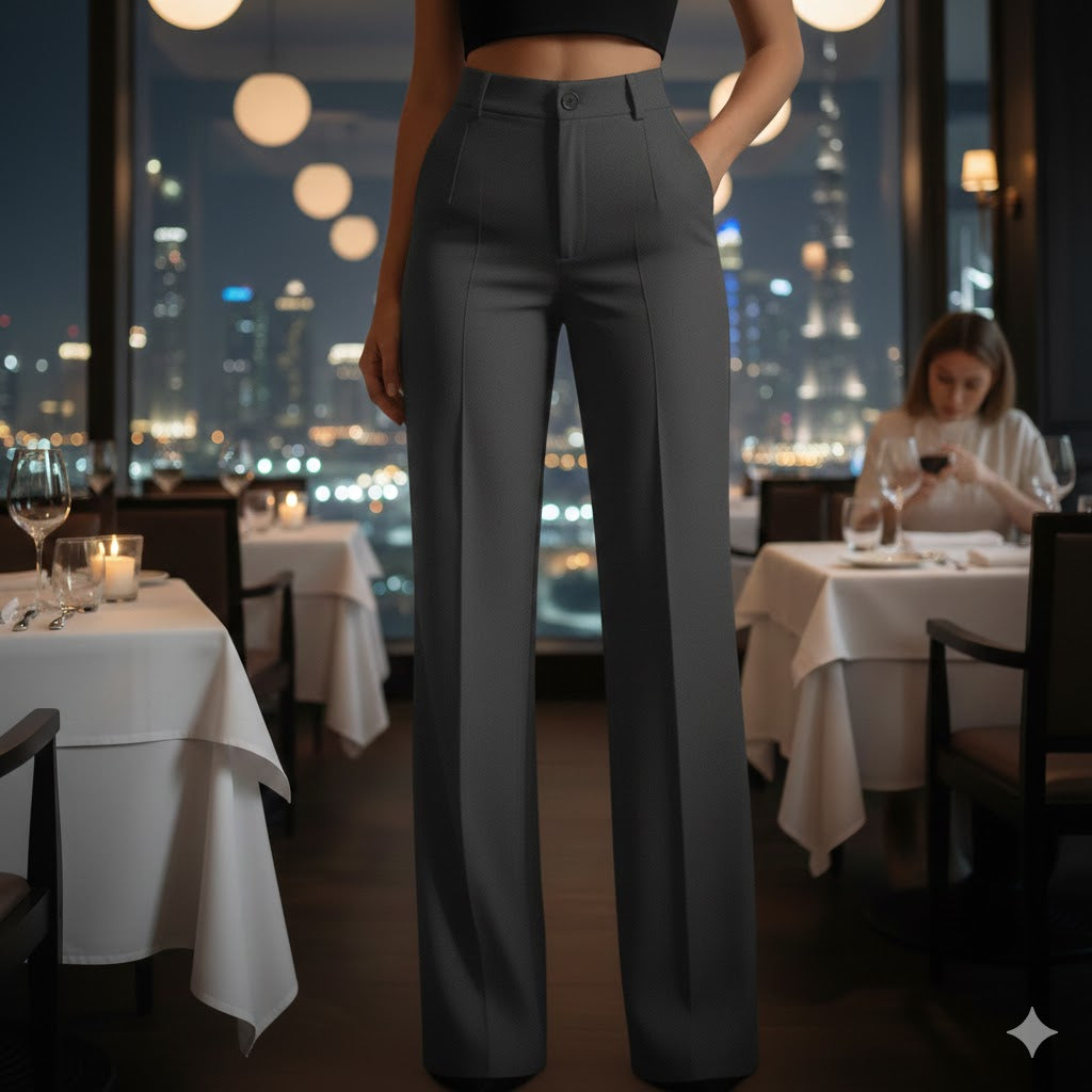 Solo quedan 3 días: ¡50 % de descuento en todo! ⏰Pantalones de traje de mujer con cintura alta