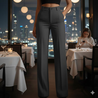 Solo quedan 3 días: ¡50 % de descuento en todo! ⏰Pantalones de traje de mujer con cintura alta