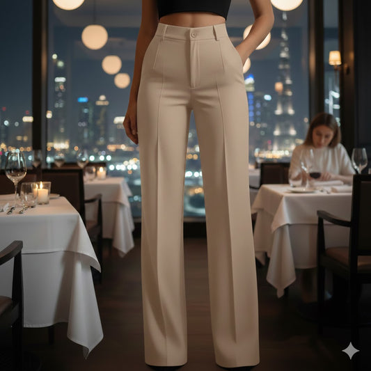 Solo quedan 3 días: ¡50 % de descuento en todo! ⏰Pantalones de traje de mujer con cintura alta