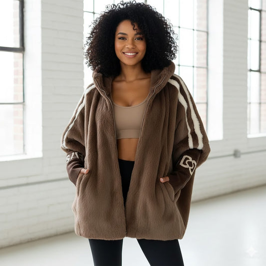 ¡56 % en toda la gama!⏰Abrigo informal para mujer con capucha y cremallera