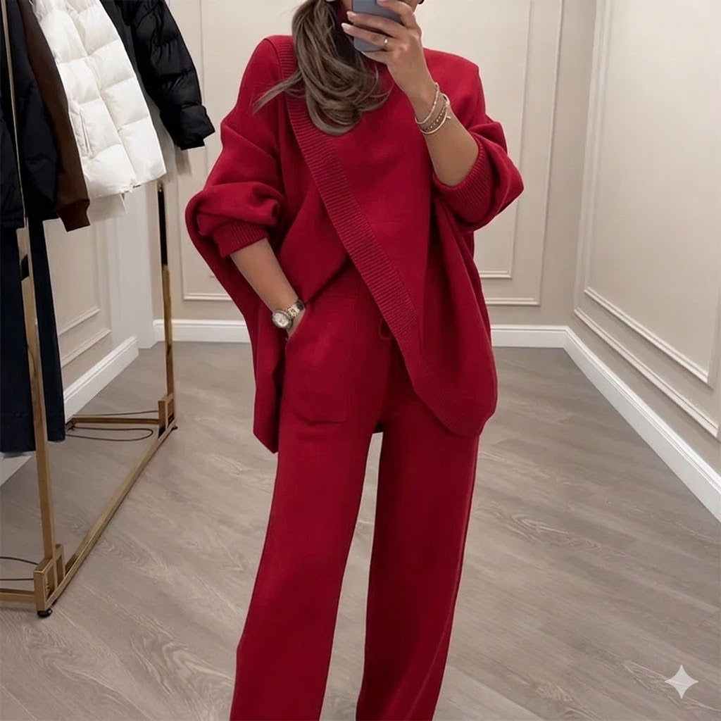 Conjunto de Punto de Lujo con Diseño Asimétrico