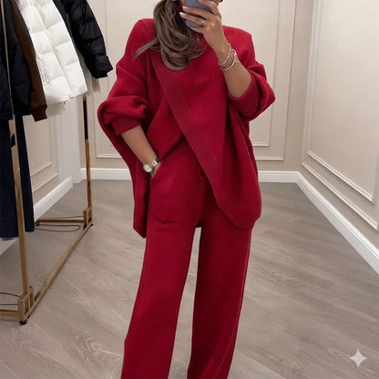 Conjunto de Punto de Lujo con Diseño Asimétrico