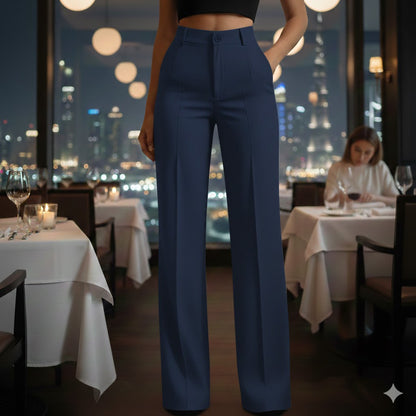 Solo quedan 3 días: ¡50 % de descuento en todo! ⏰Pantalones de traje de mujer con cintura alta