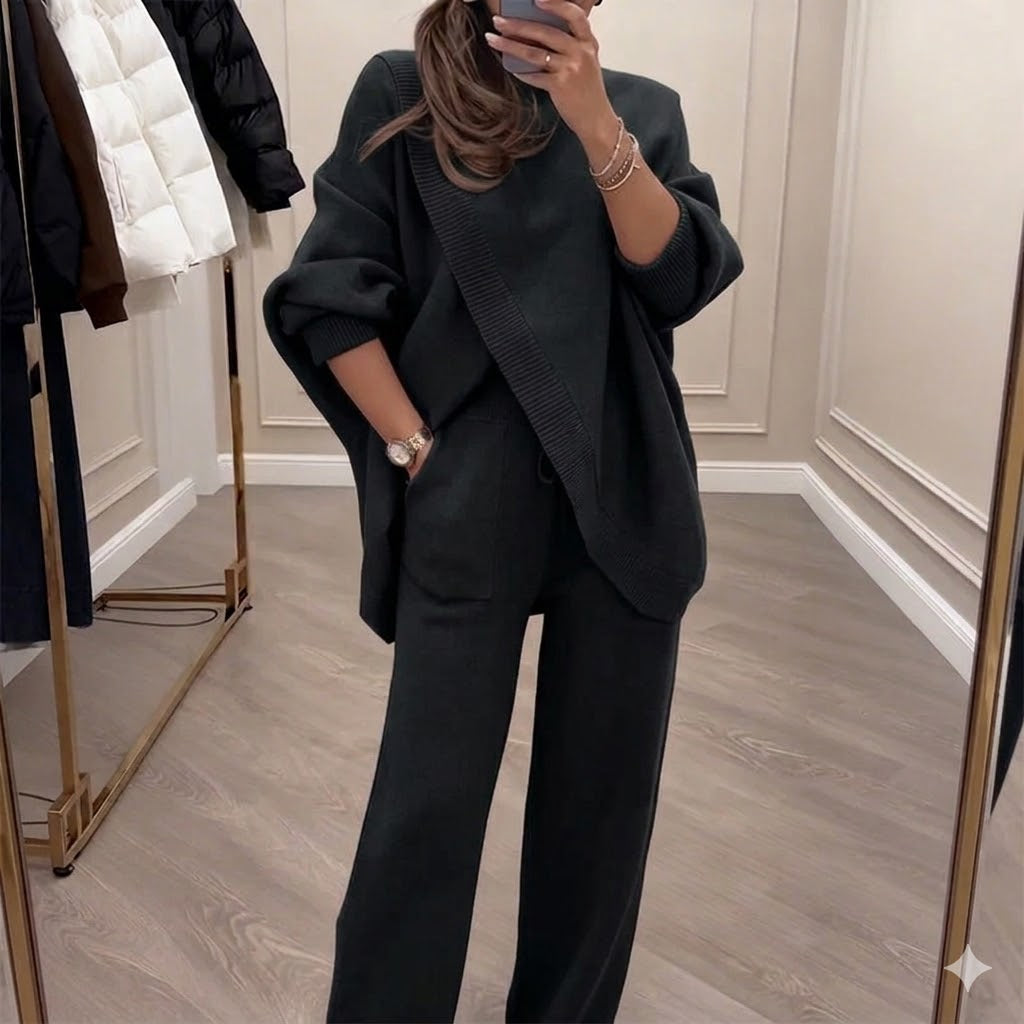 Conjunto de Punto de Lujo con Diseño Asimétrico