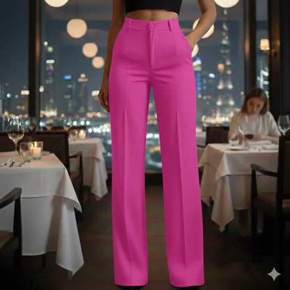 Solo quedan 3 días: ¡50 % de descuento en todo! ⏰Pantalones de traje de mujer con cintura alta